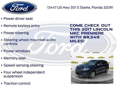 Used 2017 Lincoln MKC Premiere FWD image 20