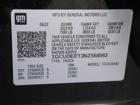 Certified 2022 Chevrolet Silverado 1500 RST w/ Convenience Package II AWD/4WD image 36