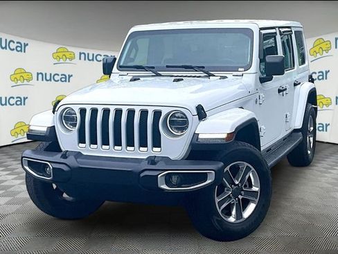 Used 2021 Jeep Wrangler Unlimited Sahara w/ Uconnect 4C Nav & Sound Group AWD/4WD image 12