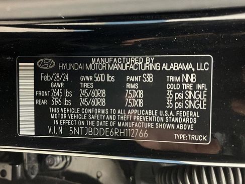 Used 2024 Hyundai Santa Cruz SEL image 30