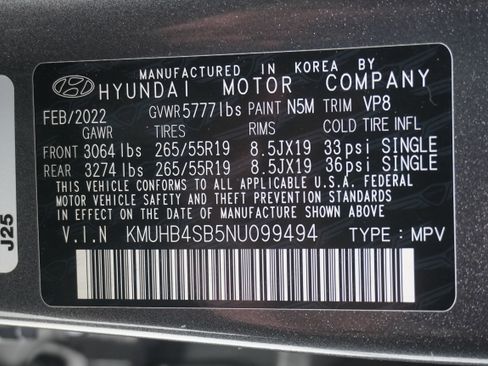 Used 2022 Genesis GV80 2.5T w/ Advanced Package 03 RWD image 37