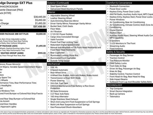 Used 2019 Dodge Durango SXT RWD image 37