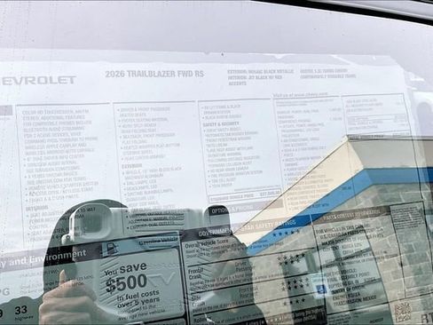 New 2026 Chevrolet TrailBlazer RS w/ Convenience Package image 13