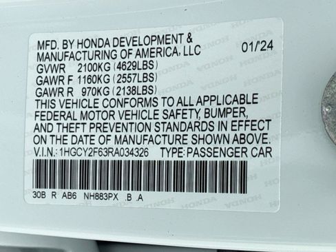 Certified 2024 Honda Accord EX-L image 36