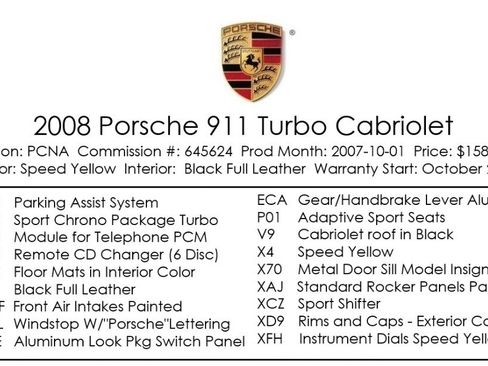 Used 2008 Porsche 911 Turbo AWD/4WD image 5