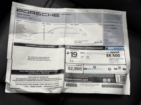 Certified 2023 Porsche Cayenne AWD/4WD image 58