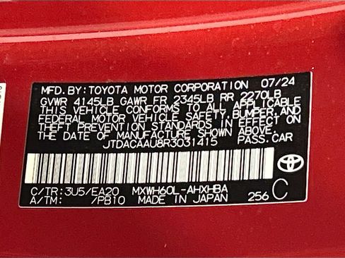 Used 2024 Toyota Prius Limited w/ Limited Premium Package FWD image 29