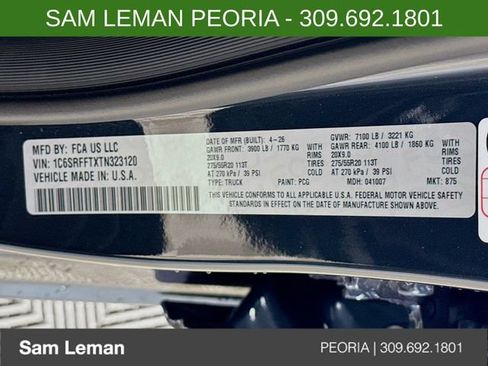New 2026 RAM 1500 Big Horn AWD/4WD image 30