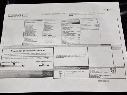 Used 2025 GMC Savana 2500 w/ Driver Convenience Package RWD image 20