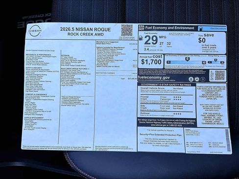 New 2026 Nissan Rogue SV image 21