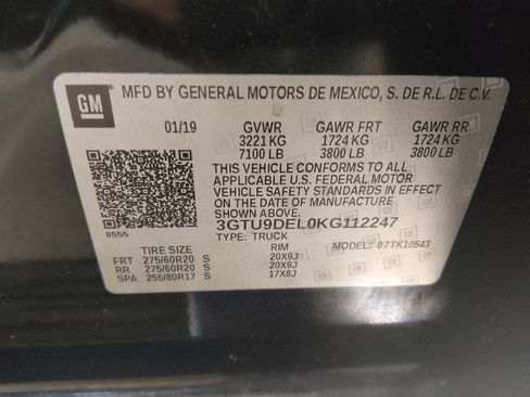 Used 2019 GMC Sierra 1500 SLT w/ SLT Premium Plus Package image 33