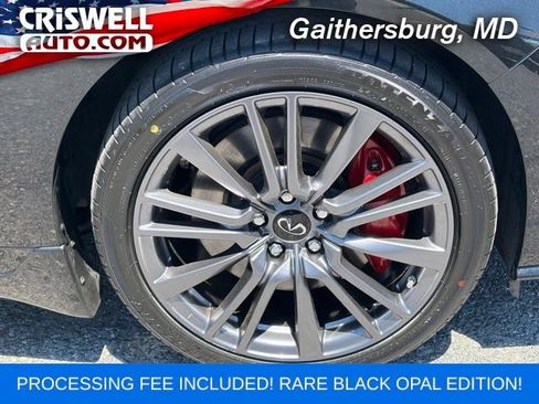 Used 2023 INFINITI Q50 Red Sport 400 w/ Black Opal Edition AWD/4WD image 27