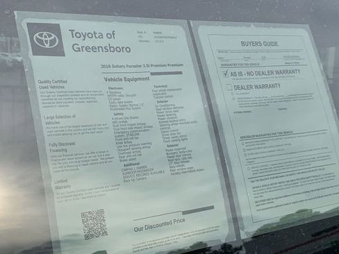 Used 2016 Subaru Forester 2.5i Premium w/ All-Weather Package image 35