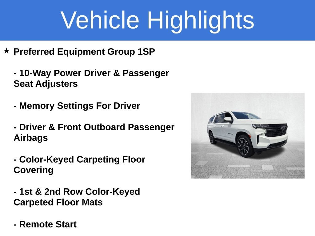 Used 2023 Chevrolet Suburban RST w/ Luxury Package AWD/4WD image 3