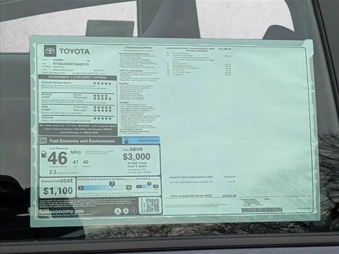 New 2026 Toyota Camry SE image 18