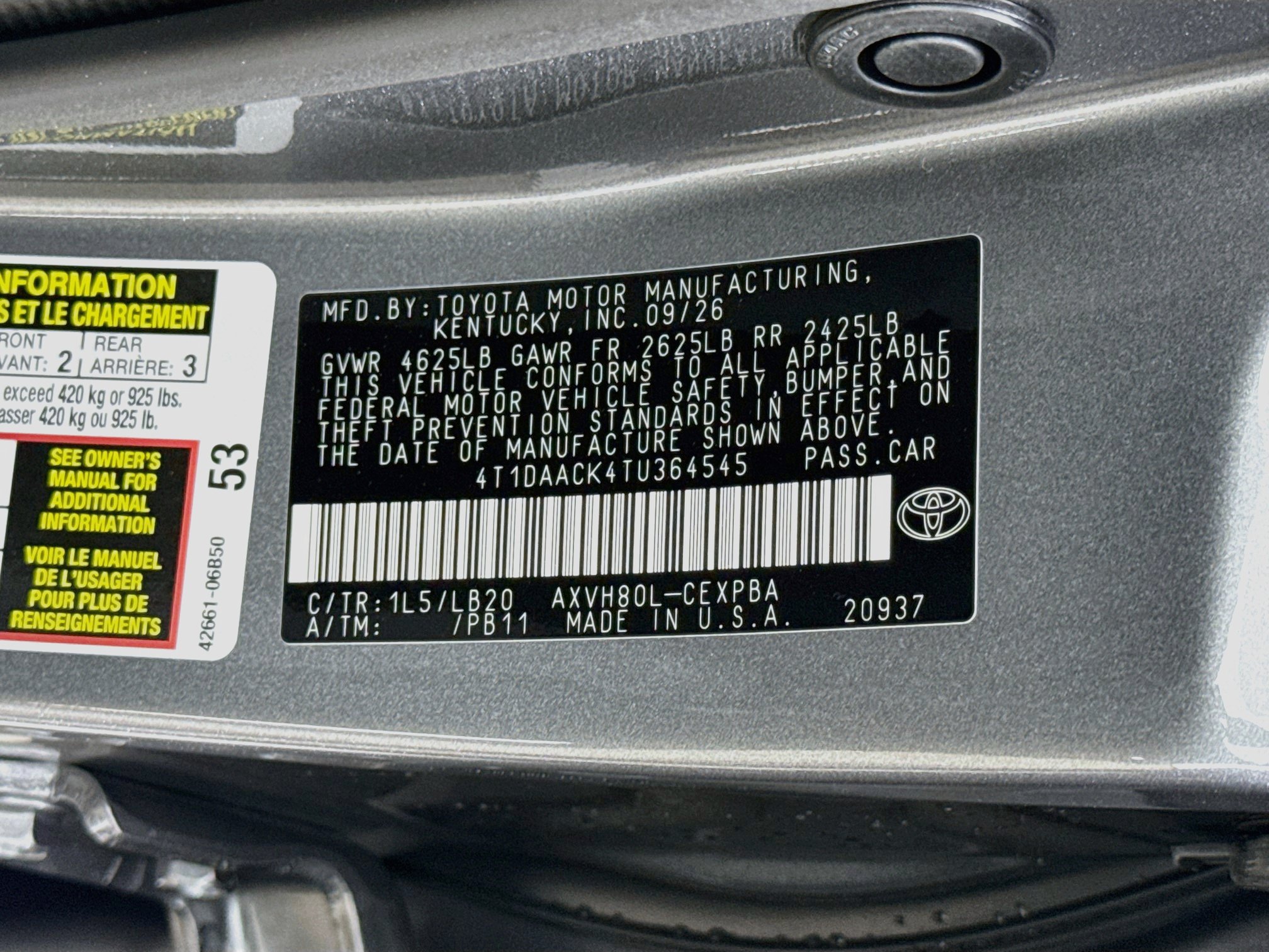 New 2026 Toyota Camry XSE w/ Premium Plus Package FWD image 17