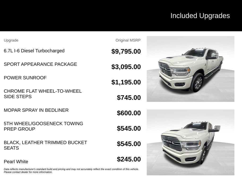 Used 2024 RAM 2500 Laramie w/ Sport Appearance Package AWD/4WD image 2
