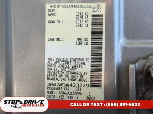 Used 2010 Nissan Altima 2.5 FWD image 17