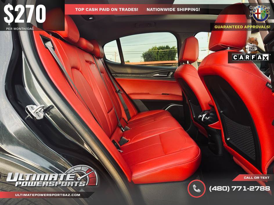 Used 2019 Alfa Romeo Stelvio AWD w/ Nero Edizione image 38