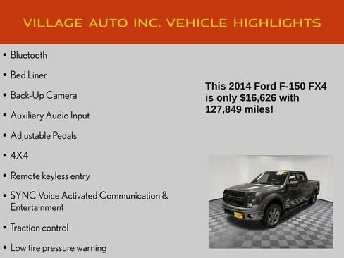 Used 2014 Ford F150 FX4 w/ Equipment Group 402A Luxury image 21