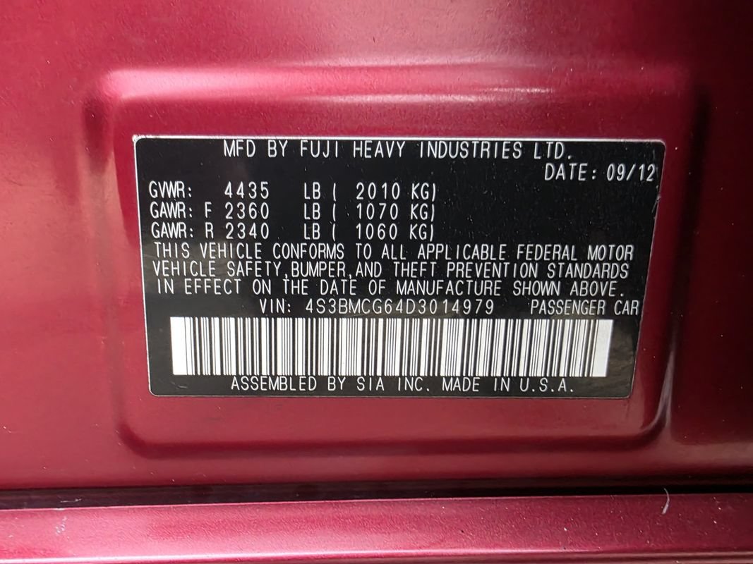 Used 2013 Subaru Legacy 2.5i Premium w/ All-Weather Pkg + Moonroof AWD/4WD image 33