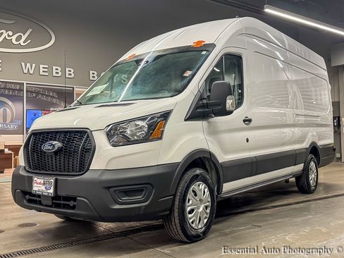 Used 2023 Ford Transit 350 148 High Roof Extended w/ Load Area Protection Package image 1