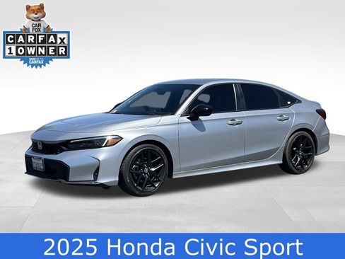 Certified 2025 Honda Civic Sport image 1