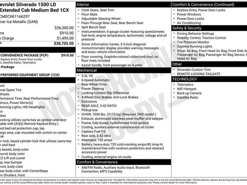 Used 2019 Chevrolet Silverado 1500 Custom w/ Custom Convenience Package image 6