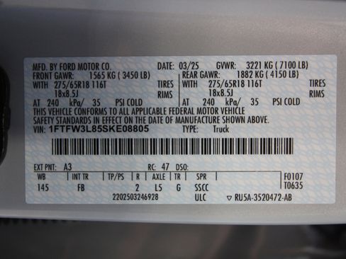 New 2025 Ford F150 XLT w/ Equipment Group 302A MID image 40