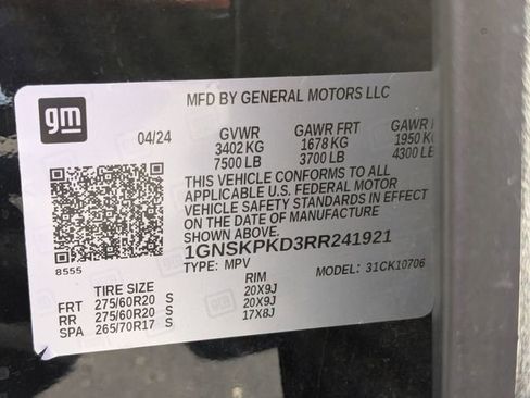 Used 2024 Chevrolet Tahoe Z71 AWD/4WD image 32