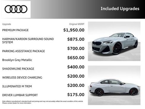 Used 2023 BMW M240i xDrive Coupe w/ Premium Package AWD/4WD image 3