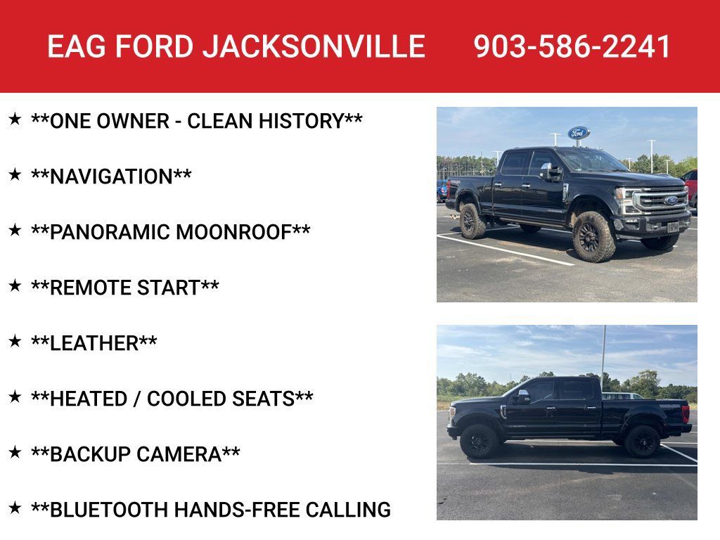Used 2022 Ford F250 Platinum w/ Tremor Off-Road Package AWD/4WD image 4