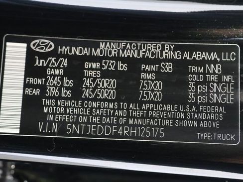 Used 2024 Hyundai Santa Cruz Limited image 31