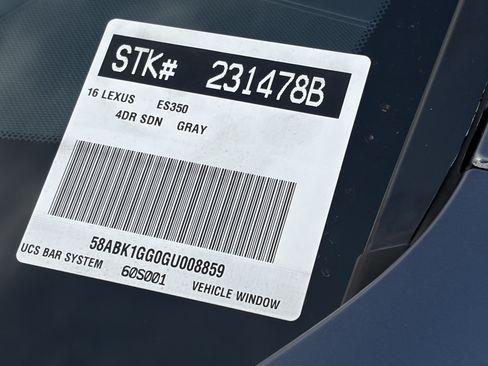 Used 2016 Lexus ES 350 w/ Premium Package w/Wood Trim FWD image 10