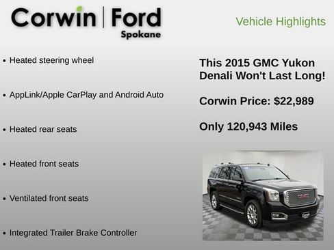 Used 2015 GMC Yukon Denali image 12