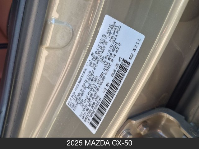 Certified 2025 MAZDA CX-50 2.5 Turbo w/ Weather Package AWD/4WD image 27