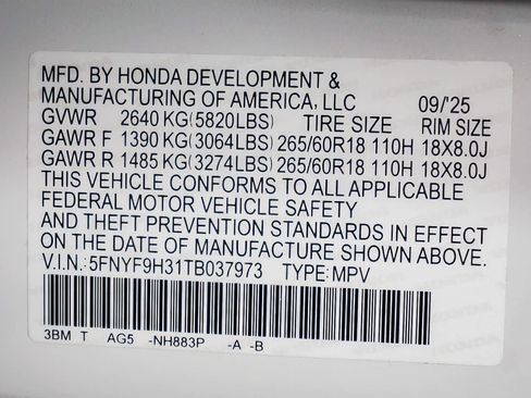 Used 2026 Honda Passport RTL image 42