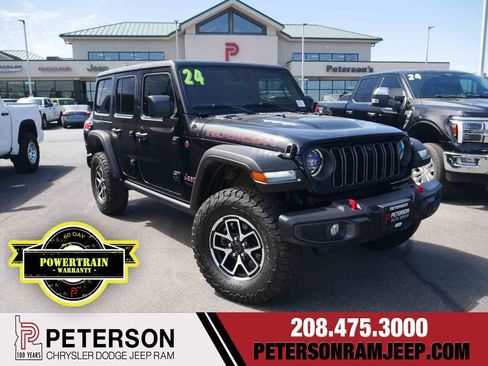 Used 2024 Jeep Wrangler Unlimited Rubicon w/ Technology Group AWD/4WD image 1