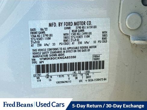 Used 2022 Ford Explorer ST w/ Equipment Group 401A image 37