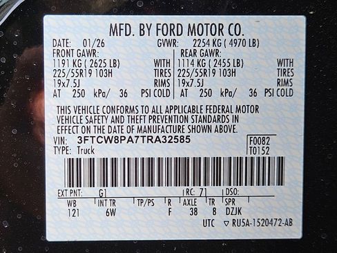 New 2026 Ford Maverick Lobo AWD/4WD image 33