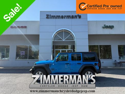 Certified 2021 Jeep Wrangler Unlimited Sport image 1