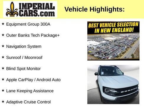 Used 2025 Ford Bronco Sport Outer Banks w/ Outer Banks Tech Package+ AWD/4WD image 3