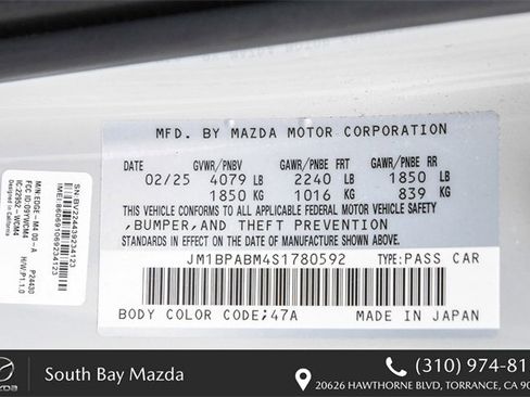 Certified 2025 MAZDA MAZDA3 s image 27