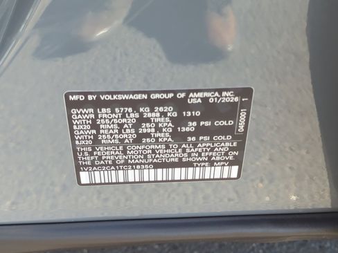 New 2026 Volkswagen Atlas Cross Sport SEL R-Line AWD/4WD image 24