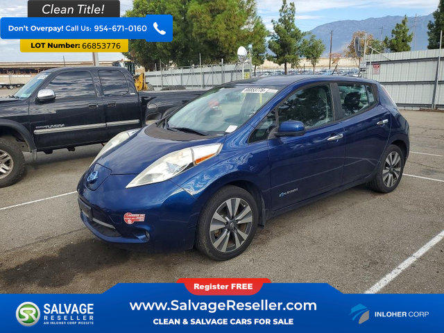 Used 2017 Nissan Leaf SL w/ Premium Package FWD image 1