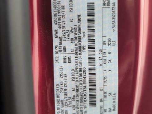 Certified 2020 Ford F350 Lariat w/ Lariat Value Package RWD image 40