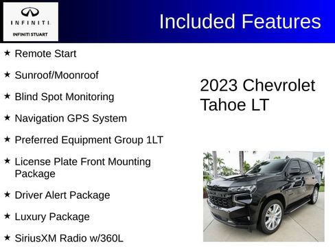 Used 2023 Chevrolet Tahoe LT w/ Luxury Package RWD image 2