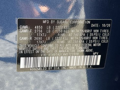Used 2021 Subaru Outback Premium AWD/4WD image 31