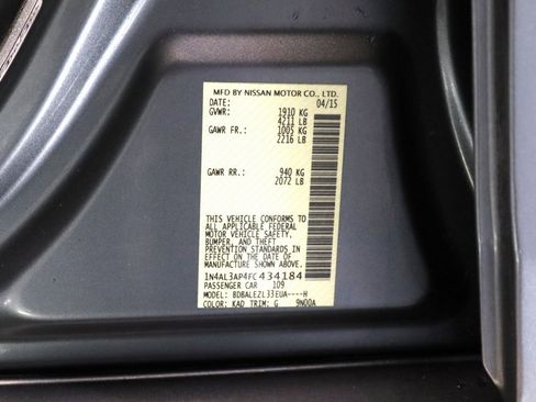 Used 2015 Nissan Altima 2.5 S w/ Power Driver Seat Package image 21