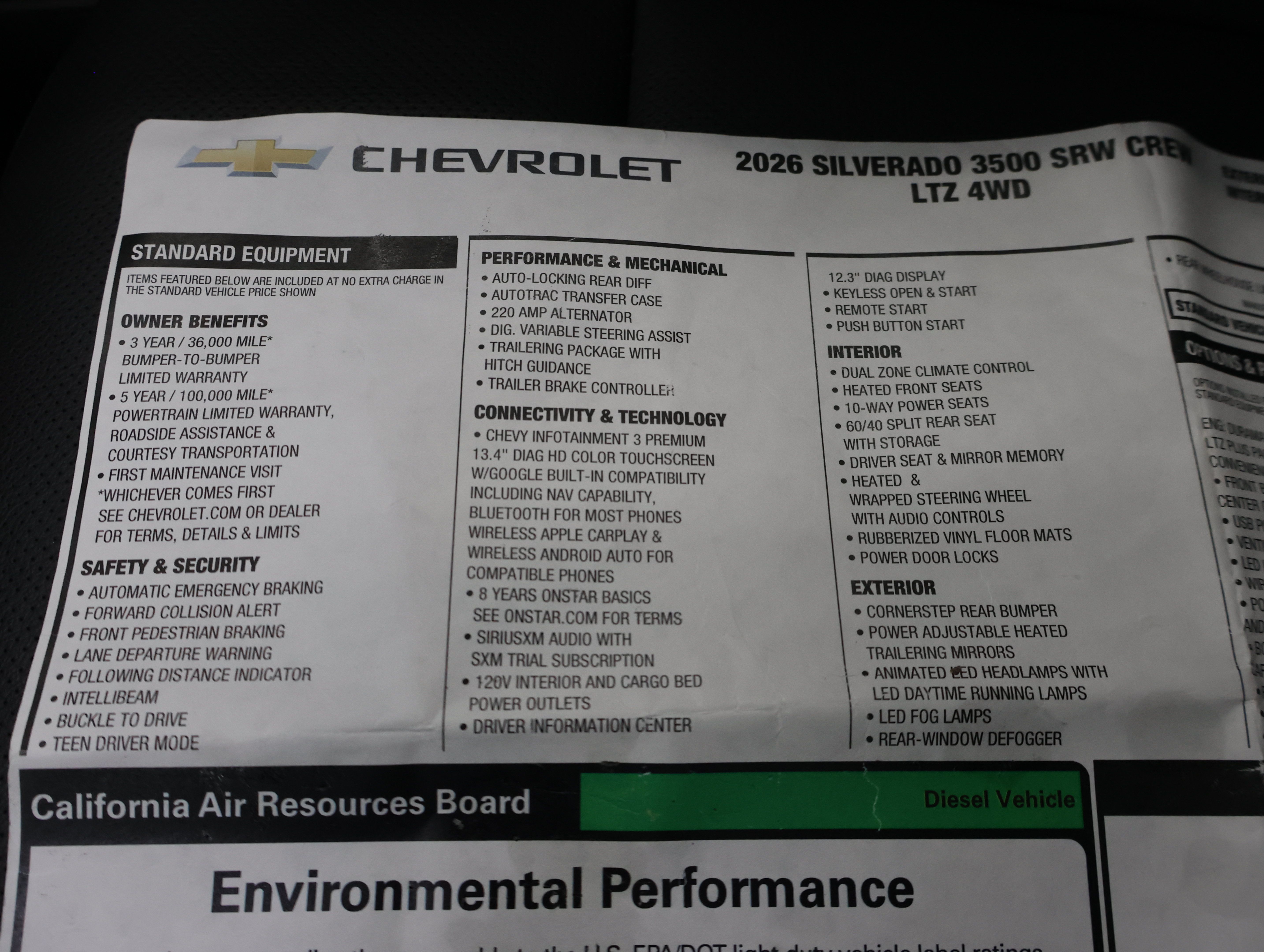 Used 2026 Chevrolet Silverado 3500 LTZ w/ LTZ Plus Package AWD/4WD image 65